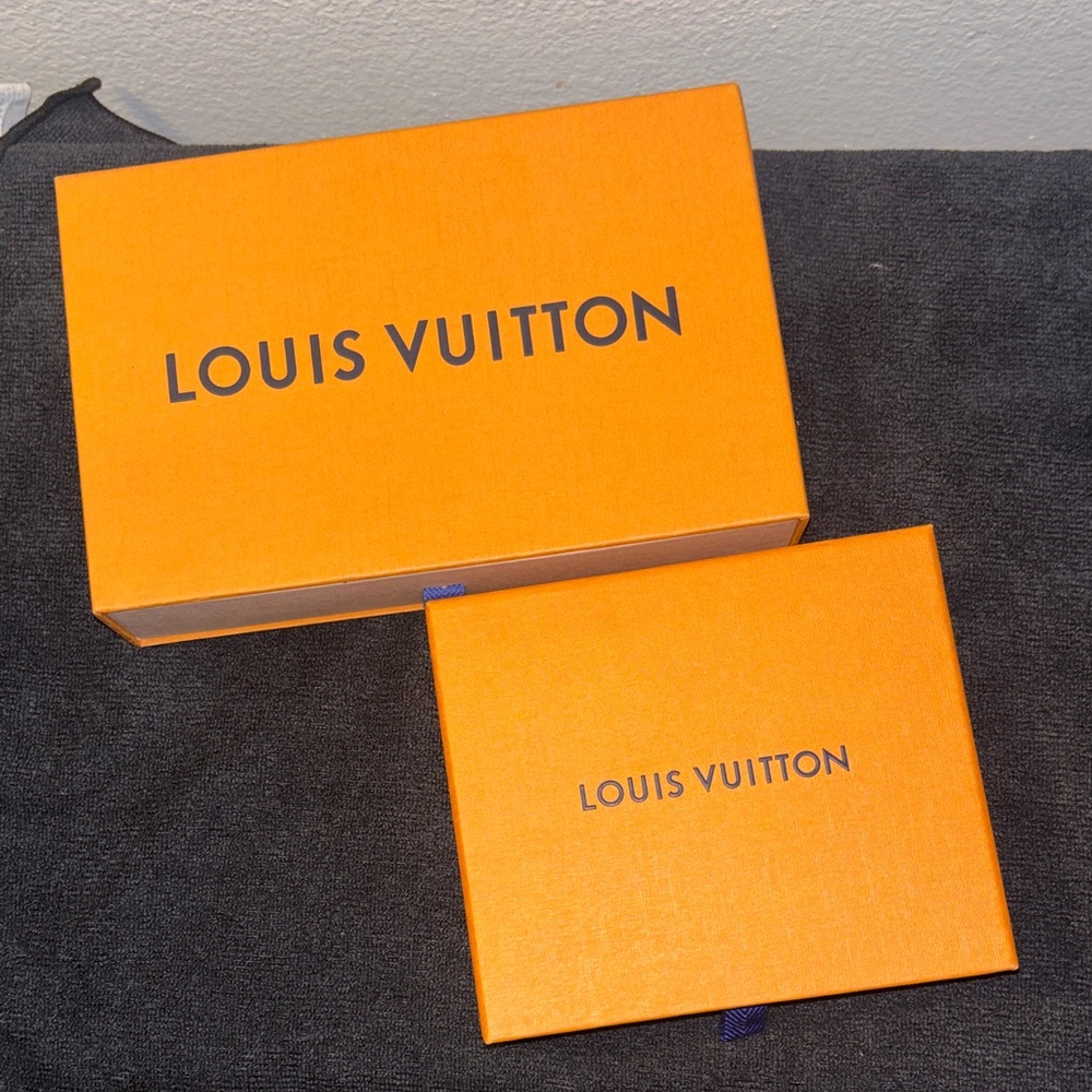 Louis Vuitton Bright Orange Logo Gift Boxes